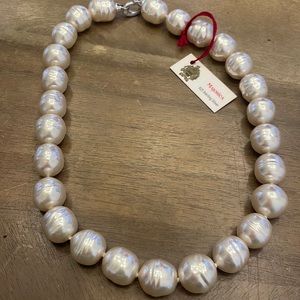 Majorca sterling silver pearl necklace
